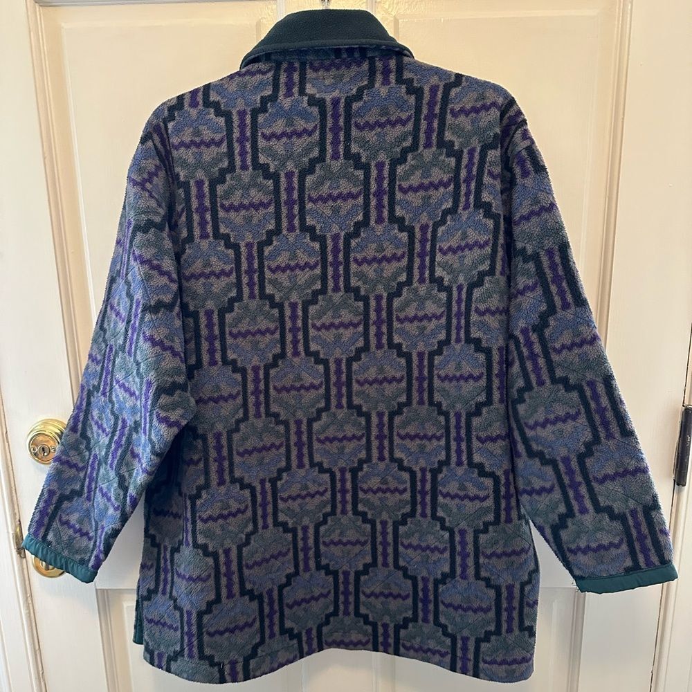 Patagonia Vintage 1993 Synchilla Tehuelche Chore Coat Rare Medium - Picture 2 of 5